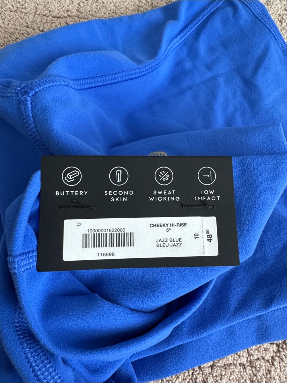 Aritzia Golden Butter High-Rise Leggings - Cobalt Blue - Picture 2 of 2
